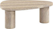 Teramo Concrete Indoor/Outdoor Coffee Table in Travertine - 99090Travertine-CT15