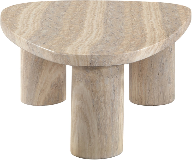 Teramo Concrete Indoor/Outdoor Coffee Table in Travertine - 99090Travertine-CT15