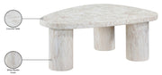 Teramo Concrete Indoor/Outdoor Coffee Table in White - 99090White-CT15