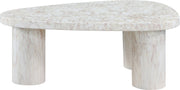 Teramo Concrete Indoor/Outdoor Coffee Table in White - 99090White-CT15