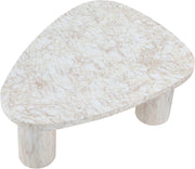Teramo Concrete Indoor/Outdoor Coffee Table in White - 99090White-CT15