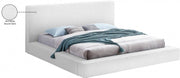Terra Boucle Fabric King Bed White - Gate FurnitureKing Bed
