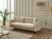 Terra Convertible Loveseat in Beige - 200-SIM-TER-ANKA529-2