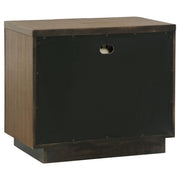 Terrace 2-drawer Nightstand Bedside Table Ash Brown - 224902