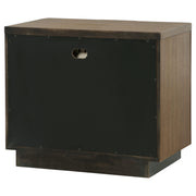 Terrace 2-drawer Nightstand Bedside Table Ash Brown - 224902