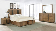 Terrace 4-piece Eastern King Bedroom Set Ash Brown - 224900KE-S4