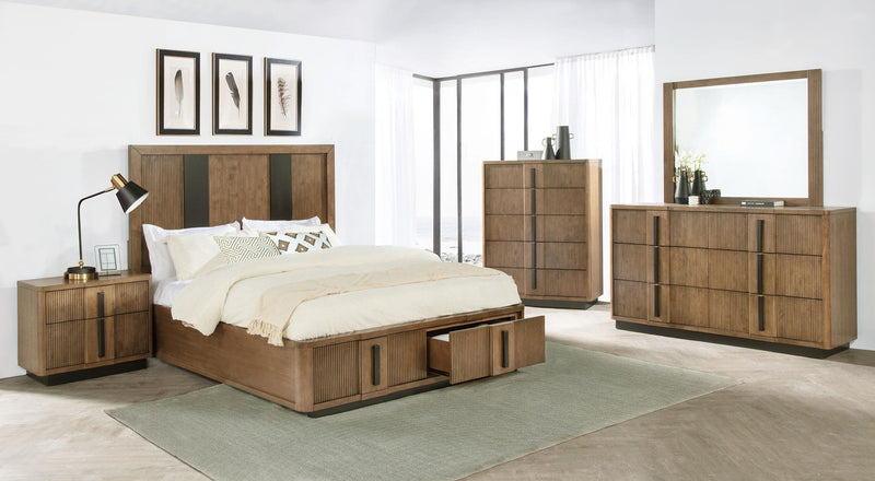 Terrace 5-drawer Chest of Drawers Ash Brown - 224905