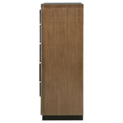 Terrace 5-drawer Chest of Drawers Ash Brown - 224905