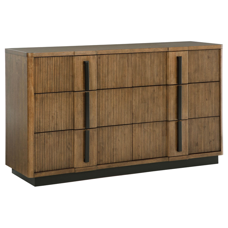 Terrace 5-piece Eastern King Panel Bedroom Set Ash Brown - 224900KE-S5P