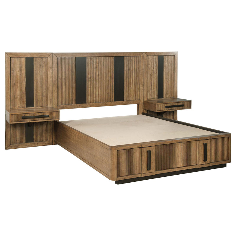 Terrace 5-piece Queen Panel Bedroom Set Ash Brown - 224900Q-S5P