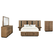 Terrace 6-piece Queen Panel Bedroom Set Ash Brown - 224900Q-S6P
