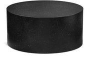 Terrazzo Terrazzo Pattern Iron Coffee Table in Black - 237Black-C