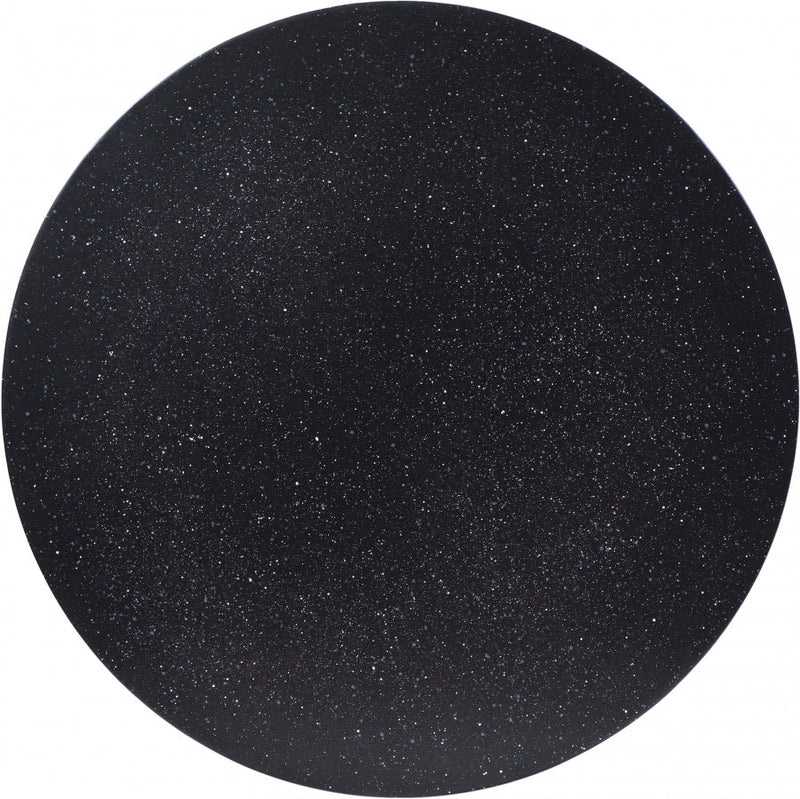 Terrazzo Terrazzo Pattern Iron Coffee Table in Black - 237Black-C
