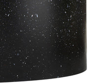 Terrazzo Terrazzo Pattern Iron Coffee Table in Black - 237Black-C