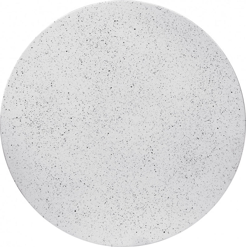 Terrazzo Terrazzo Pattern Iron Coffee Table in White - 237White-C