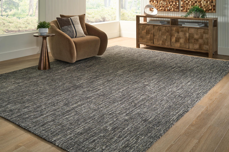 Terrian Black/Green/White Extra Large Rug - R408980