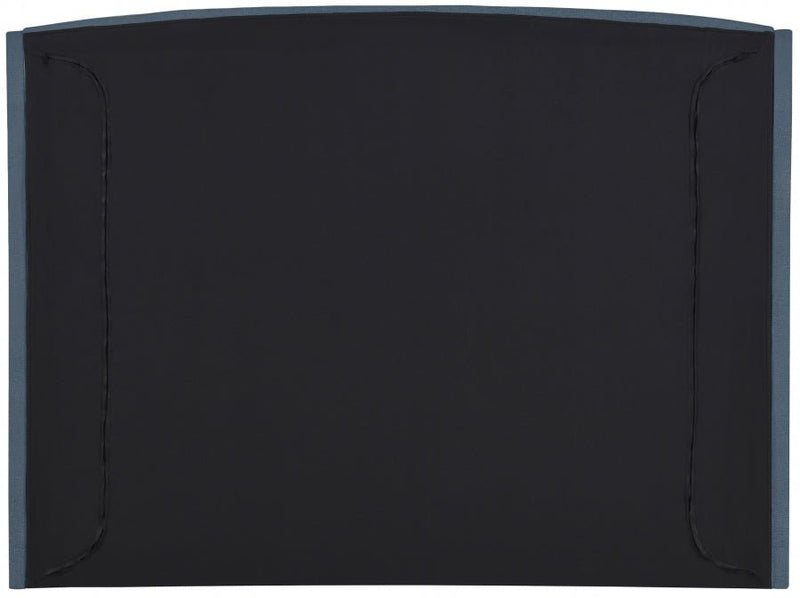 Tess Velvet Queen Bed (3 Boxes) Blue - Gate FurnitureQueen Bed
