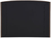 Tess Velvet Queen Bed (3 Boxes) Brown - Gate FurnitureQueen Bed