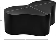 Tevere Iron Coffee Table in Black - 238Black-C