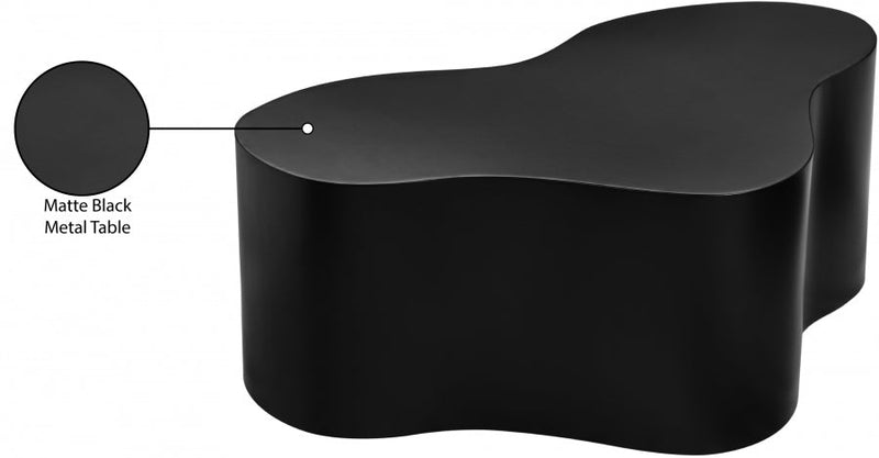 Tevere Iron Coffee Table in Black - 238Black-C