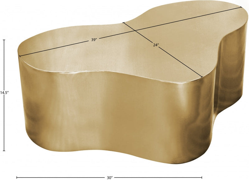 Tevere Iron Coffee Table in Gold - 238Gold-C