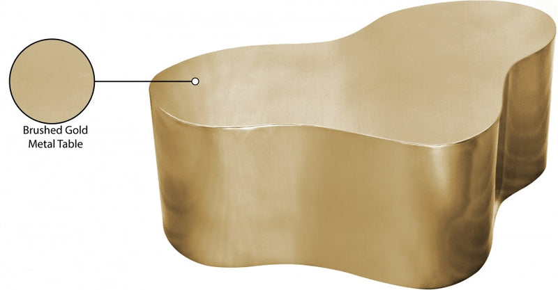 Tevere Iron Coffee Table in Gold - 238Gold-C