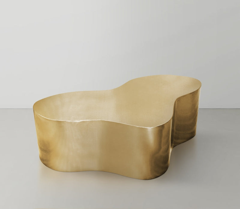 Tevere Large Iron Coffee Table in Gold - 246Gold-C