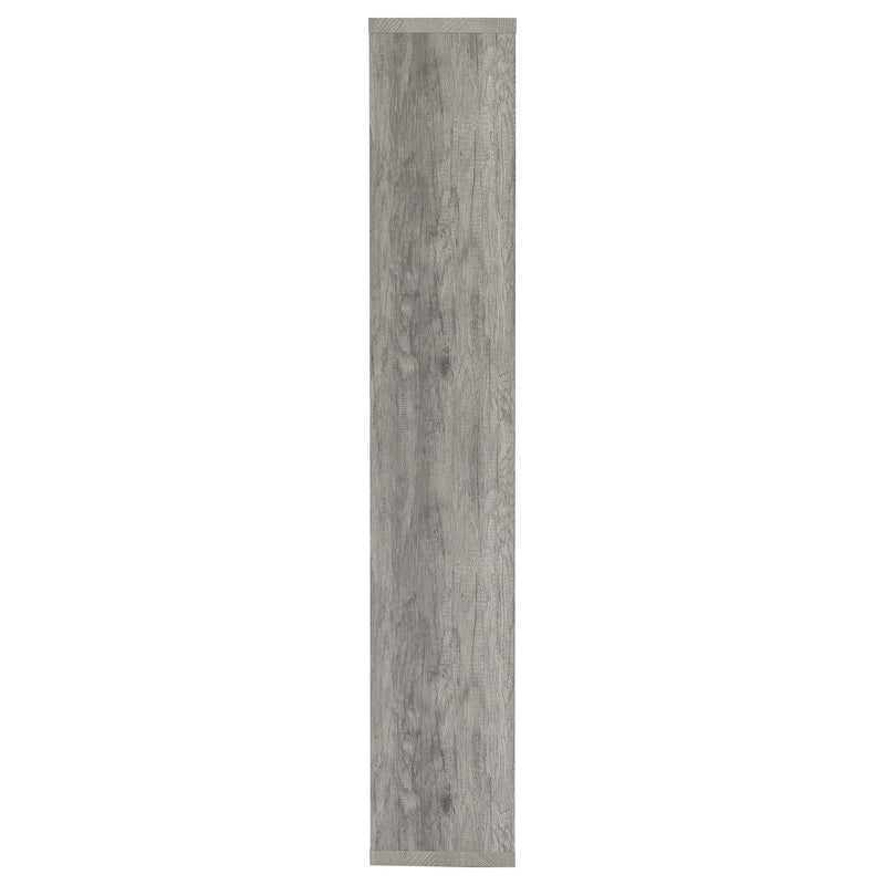 Theo 71-inch 6-shelf Bookshelf Grey Driftwood - 801137