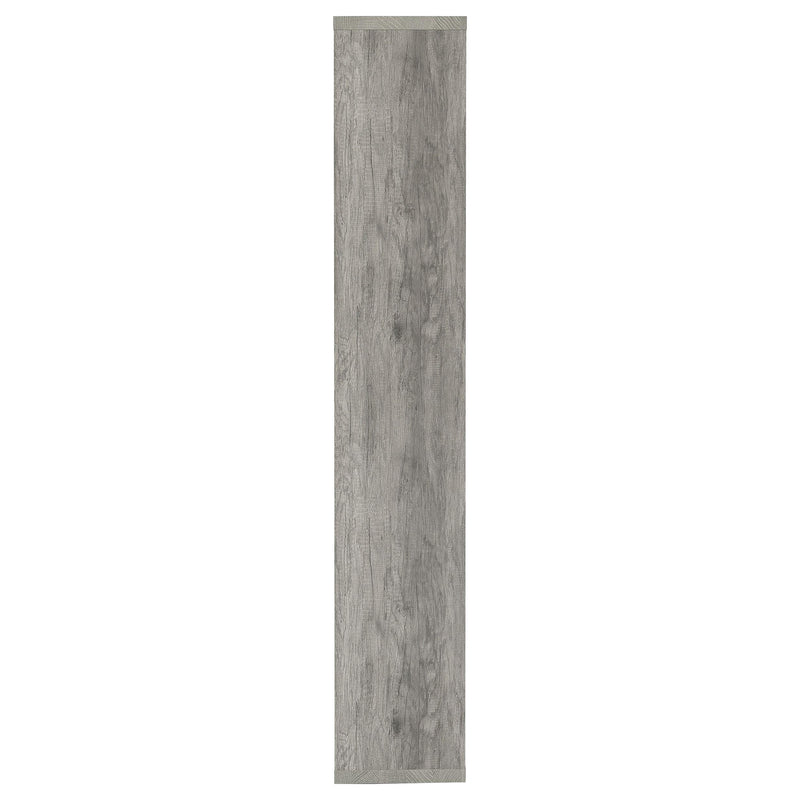 Theo 71-inch 6-shelf Bookshelf Grey Driftwood - 801137