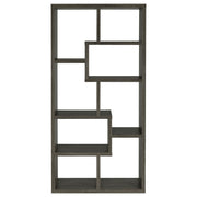 Theo 71-inch 6-shelf Bookshelf Weathered Grey - 800510