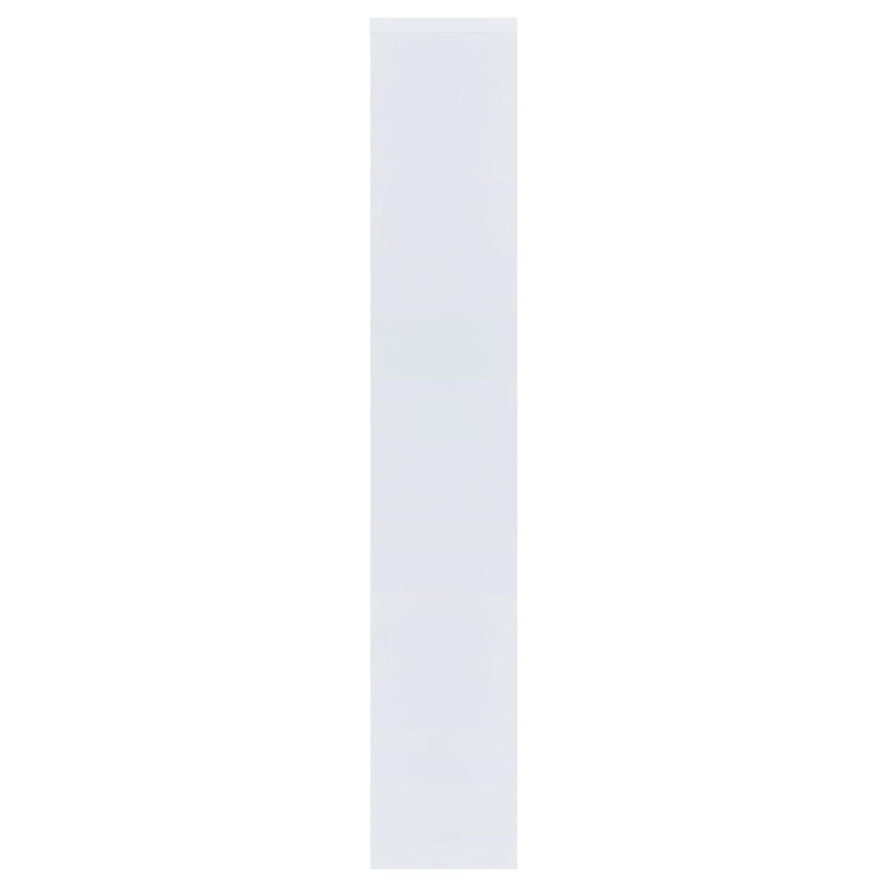 Theo 71-inch 6-shelf Bookshelf White - 800136