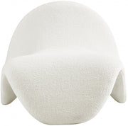 Theodore Faux Sherling Upholstered Accent Chair in Cream - 548Cream