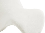 Theodore Faux Sherling Upholstered Accent Chair in Cream - 548Cream