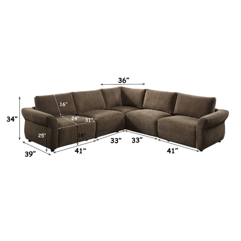 Theodore Modular - Armless Chair - LV07542