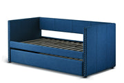 Therese Blue Daybed with Trundle - Gate FurnitureDaybed