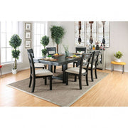 Thomaston Wire-Brushed Black Dining Table - CM3543T-TABLE
