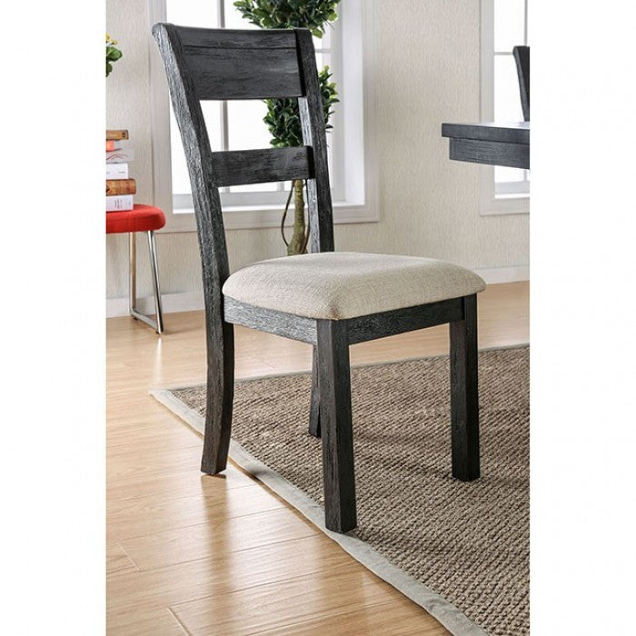 Thomaston Wire-Brushed Black Dining Table - CM3543T-TABLE