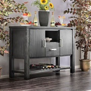 Thomaston Wire-Brushed Black Dining Table - CM3543T-TABLE