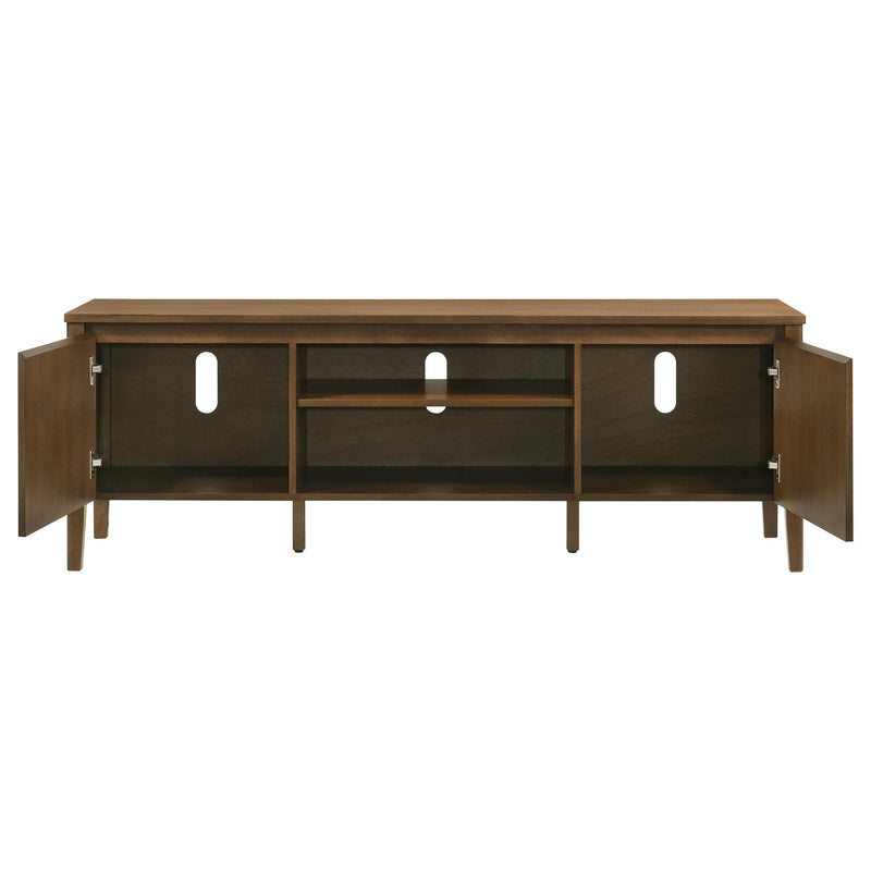 Thori 63-inch 2-door TV Stand Media Console Dark Brown - 701672