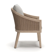 Thunder Trails Light Gray/Beige Outdoor Arm Chair (Set of 2) - PCP612-601A