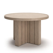 Thunder Trails Light Gray/Beige Outdoor Dining Table - PCP612-615