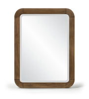 Tiberio 20" W x 42" H Solid Wood Frame Mirror in Brown - TiberioBrown-M