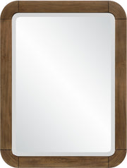 Tiberio 20" W x 42" H Solid Wood Frame Mirror in Brown - TiberioBrown-M