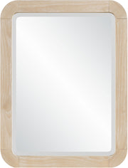 Tiberio 20" W x 42" H Solid Wood Frame Mirror in Natural - TiberioNatural-M