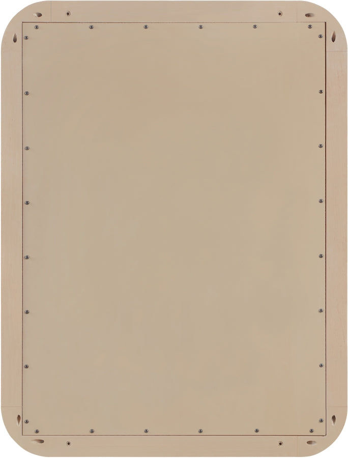 Tiberio 20" W x 42" H Solid Wood Frame Mirror in Natural - TiberioNatural-M