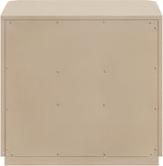 Tiberio 26" Oak Veneer And Solid Wood Nightstand in Natural - TiberioNatural-NS
