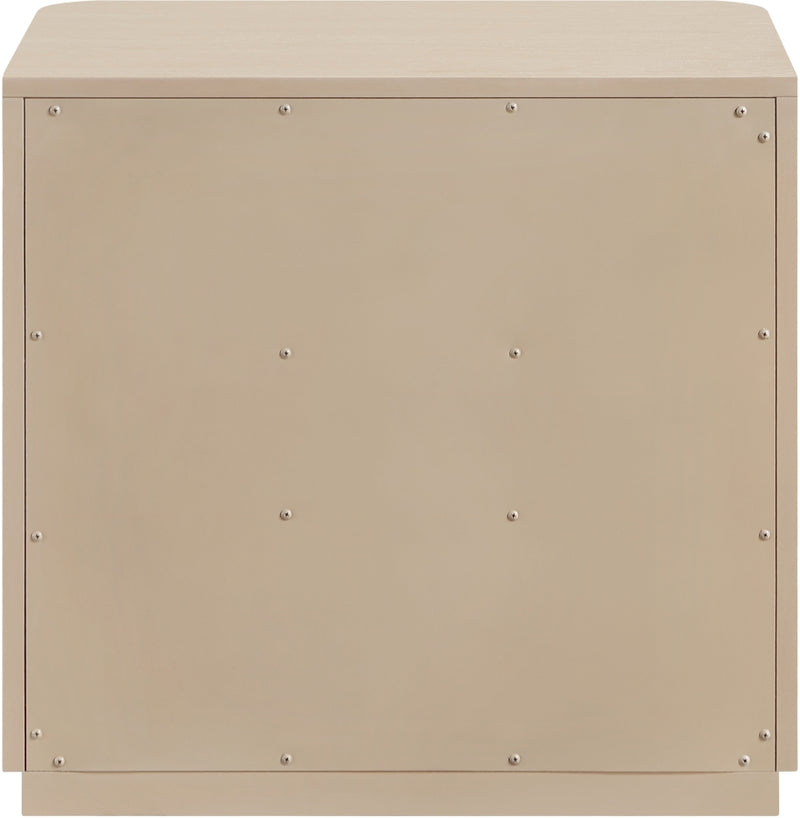 Tiberio 26" Oak Veneer And Solid Wood Nightstand in Natural - TiberioNatural-NS