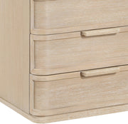 Tiberio 26" Oak Veneer And Solid Wood Nightstand in Natural - TiberioNatural-NS