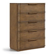 Tiberio Oak Veneer And Solid Wood Chest in Brown - TiberioBrown-CH