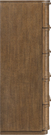 Tiberio Oak Veneer And Solid Wood Chest in Brown - TiberioBrown-CH